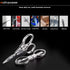 Folding Scissors, Safe Portable Travel Mini Scissors, Stainless Steel Retractable Small Scissors for Home Office, Safe Portable Travel Scissors, 2...