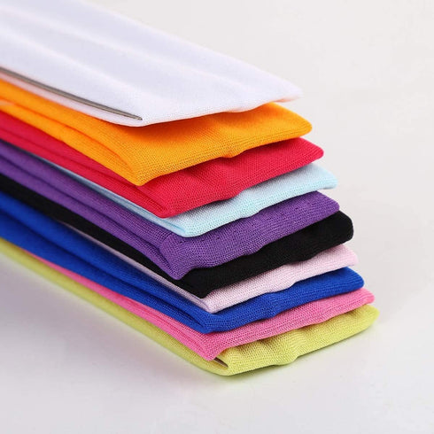 DIYASY 12 Pcs Women Yoga Headbands, Fashion Soft Elastic Cotton Sweatband Yoga Stretchy Headband for Women 12 Colors...