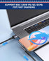90 Degree Right Angle USB C Adapter 40Gbps Data Transfer USB 4.0/Thunderbolt 4 Type C Male to Female Connector Extender for Mobile Phone, Switch, ...