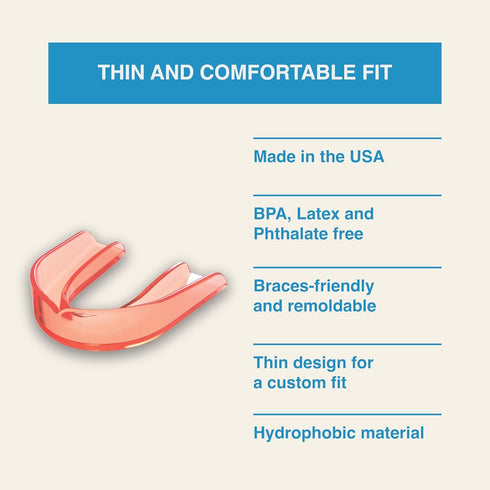 La Mejor Sonrisa (The Best Smile) Dental Night Guard - Mouthguard for Clenching Teeth At Night, Premium Night Guard for Teeth Grinding with Jaw Cl...