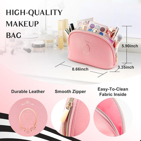 Color Nymph Beginner Makeup Set, Full Starter Cosmetics Set for Teenager Girls with Eyeshadow Palette Blush Lipstick Lip Pencil Eye Pencil Brush M...