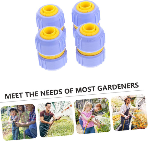 4pcs Barb Hose Fittings Garden Quick Connect Irrigations Thread Fittings Zero g Hose Caps and Plugs G Zero Zero-g 1/2 Inch Hose Repair Garden Kit ...