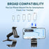 Multifunctional Car Dashboard Mobile Phone Holder, 360 Degree Rotation Universal Dash Clip Cellphone Mount for 4-7 inch Smartphones (Black)......