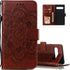 LEECOCO for Galaxy S10e Case Mandala Embossing Luxury PU Leather Flip Notebook Wallet Bookstyle Magnetic Stand Card Slot Folio Bumper Protection C...