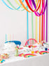 Talking Tables RAIN Happy Birthday Rainbow Shaped Plates Party Decorations, Pack of 12, Width 24cm, 9", Gold Foil and Mixed Colors...