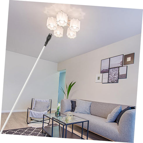 1 Set LED Bulb Changer high Ceiling with Pole Bulb Changer for Light Bulbs Bulb Changer for Flood Light Bulbs 4 Piece Set Removal Tool Ceiling Lig...