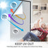 HIDBEA One Way Privacy Window Film, Daytime Privacy Sun Blocking Anti UV Reflective Window Film Heat Control Static Cling Window Tint Film for Hom...