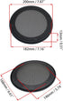 2 Pcs Round Ceiling Speaker Grill Covers for 6.5 Inch Speaker with Screws (Black)...