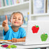 480 Sheets Apple Sticky Notes Apple Shape Post Notes Colorful Note Pads Back to School Memo Sticky Tabs Cute Expressions Notepads Easy to Post for...