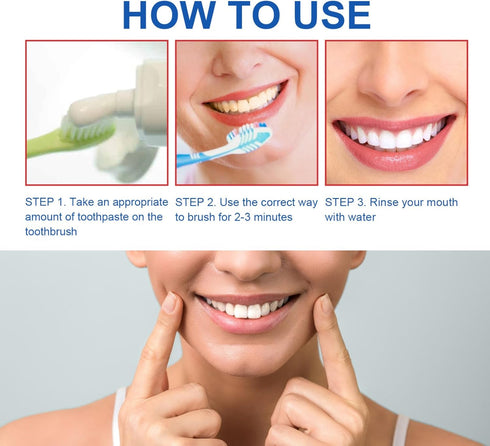 2PCS Nicotinamide Toothpaste, Bulk Toothpaste,Fresh Breath Toothpaste,Fluoride Free Toothpaste...