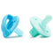 Munchkin® Sili-Soothe & Teethe™, Silicone Pacifier & Teether, 2 Pack, Blue/Green...