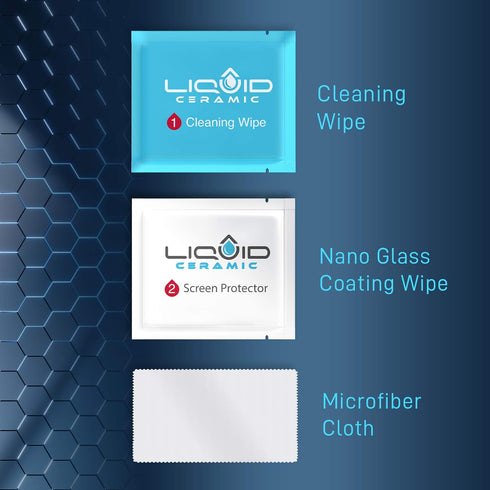 Glass Screen Protector Wipe On Scratch and Shatter Resistant Nano Protection for All Phones Tablets Smart Watches - Universal......