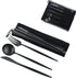 Gugrida Luxury Black Matte Portable 18/10 Stainless Steel Travel Flatware Sets of 7 Portable Camping Cutlery Set, Healthy & Eco-Friendly Flatware ...