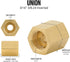 4LIFETIMELINES 12 Piece 3/16 (3/8-24 Inverted) Brake Line Fittings & Unions (12 Fittings, 8 Fittings, 4 Unions)...