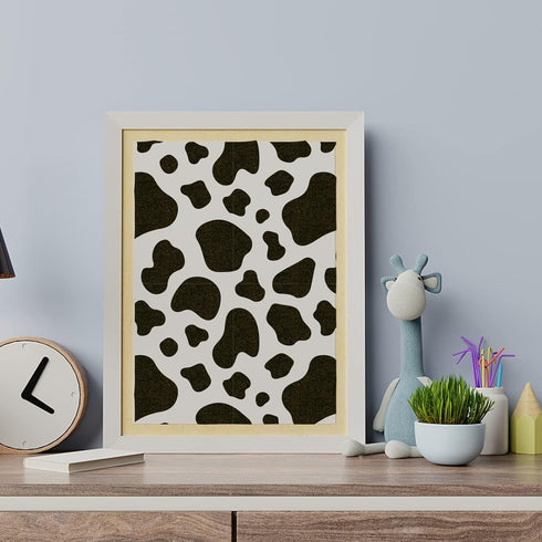 NBEADS Cow Spots Stencil, Reusable Plastic Stencils Square DIY Craft and Painting Wall Stencils 11.8×11.8 Inch for Painting on Wood Canvas Paper F...