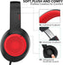 A8 Over-Ear Headphones with Microphone, Lightweight Folding Stereo Bass Headphones with 1.5M No-Tangle Cord, Portable Wired Headphones for Smartph...
