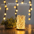 koopower 2X 50 LEDs Battery Fairy Lights on 16ft Waterproof Copper String for Outdoor (8 Modes), Warm White...