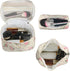 Cute Makeup Bag for Women(3 Pcs), Quilted Floral Coquette Aesthetic Make up Bags, Travel Cosmetic Bags Toiletry Organizer Bag(Pink Flower)...