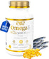 Omega 3 Fish Oil Supplement with Vitamin D3 5000 IU - 1000mg Triglyceride Capsules for Brain Health - Optimal Ratio EPA DHA Omega-3 Fish Oils Vita...