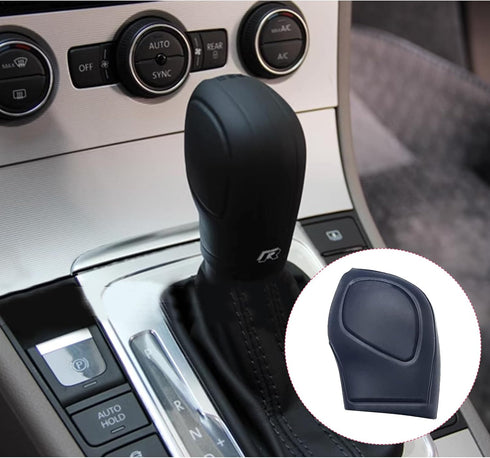 2Pcs Car Gear Shift Knob Cover, Silicone Auto Knob Gear Stick Protector Universal Car Interior Accessories Gear Shift Knob Decoration for Men Wome...
