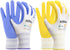 Gardening Gloves for Women, 2 Pairs Latex Coated Yard Gloves, Micro-Foam Textured Coating on Palm & Fingers, Breathable Womens Work Gloves, High V...