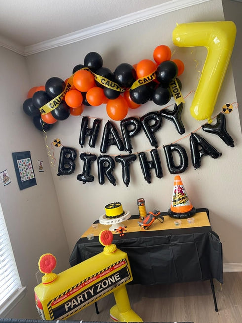 Orange Black Balloons,100 pcs 12 inch Latex Balloons,Birthday Wedding Baby Shower Party Decoration...