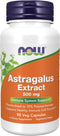 NOW Immune Support Supplements, Astragalus Extract 500 mg (Standardized to 70% Polysaccharides), 90 Veg Capsules...