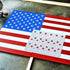 Jumbo American Flag 50 Star Stencil Template, 24.5'' x 17.5'', 3 Sizes Large Plastic Stencil Template for Painting on Wood, Fabric, Paper, Airbrus...