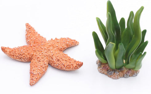 Gemini&Genius Starfish Toys for Kids, Realistic Starfish Action Figure, Starfish Figurine Toy, Under The Sea Life Figure Educational Gifts, Displa...