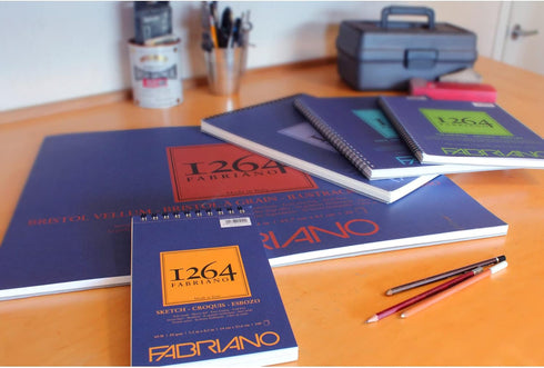 Fabriano 1264 Sketch Pad, 3.5 x 5, Light Cream...