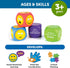 Learning Resources Soft Foam Emoji Cubes, Set of 4, Ages 3+, Conversation Cubes for Kids, Social Emotional Learning,...