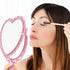 Pink Heart Vanity Mirror 360 Degree Swivel Makeup Mirror Aesthetic Mirror Double Sided Table Desk Countertop Mirror Stand Cosmetic Mirror Dresser ...