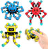 Transformable Fidget Spinner Toys for Kids & Adults,3 PCS Fidget Toys for Teens Anxiety,Sensory Toys for Autism ADHD Stress Relief,Gifts for Boys ...