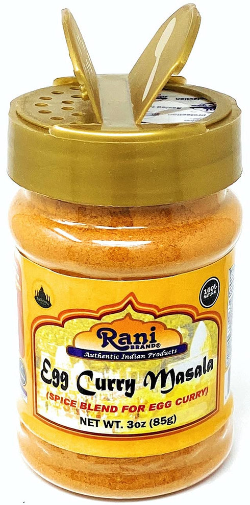 Rani Egg Curry Masala Indian 21-Spice Blend 3oz (85g) PET Jar ~ Shaker Top For Your Eggs or Tofu Scramble | All Natural | Vegan | Gluten Friendly ...