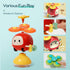3Pcs Suction Cup Spinner Toy for Baby High Chair Toys 6-12-18,Baby Toys 6 to 12 Months Infant Helicopter Spinning Bath Toys Montessori Toys for 1 ...