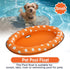 Pet Soft Dog Float Raft - Inflatable Dog Swimming Float for Summer (Small, Orange)...