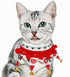 Christmas Dog Collar with Bells,Holiday Dog&Cat Knitted Jingle Dress,Pet Costume Bandana Scarf for Puppy Kitty (S)...