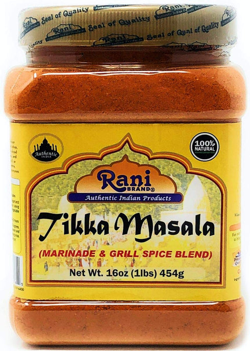 Rani Tikka Masala Indian 7-Spice Blend 16oz (1lb) 454g PET Jar ~ All Natural | Salt-Free | Vegan | No Colors | Gluten Friendly | NON-GMO | Indian ...