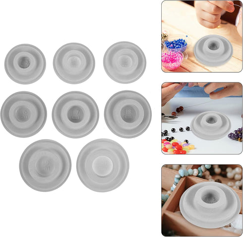 ibasenice 8Pcs Bead Design Board Bracelets Design Bead Board Beading Board Jewelry Design Tray...