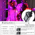 Orange and Purple Halloween Lights, 82ft 200 LED Halloween String Lights with 8 Modes, Waterproof Plug in Orange Purple String Lights for Hallowee...