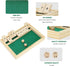 Wooden Shut The Box Game - Dice Game 2 Player,Board Game,Classics Tabletop Version,Popular Pub Game,math,travel for Kids #9...