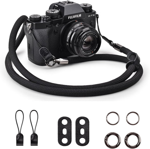 Camera Strap Rope,Camera Neck Strap Shoulder Strap for Fujifilm X100VI X100V XS20 XT5 for A6000 A6100 A6400 A6700 A7IV for Canon EOS R6 R10 for Ni...