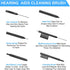 7 Pieces Hearing Aid Cleaning Tools Hearing Aid Amplifier Cleaning Brush and Magnet, Hear Aid Cleaning Kit with Velvet Bag...