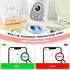 ANNSKIN Wireless Charger Mount 15W Cute Dinosaur Fast Charging Car Phone Holder Stand Silicone Anti-Slip Desk Phone Stand Compatible with iPhone S...