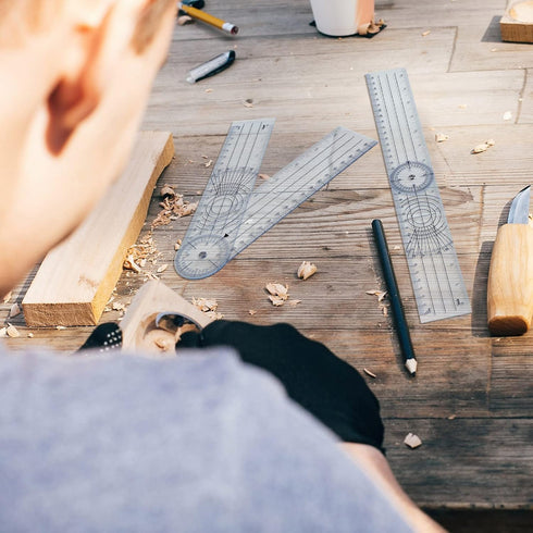 Plastic Goniometer Quick Angle Protractor Clear Angle Finder Angle Ruler with 7 Inch Arm Angle Measurement Tool for School Office Measuring Drawin...