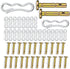25 pcs Shear Pins + 25 pcs Cotters Pins for Snowblower - Replacement 738-04124A and 714-04040 Shear Pin Kits Compatible with MTD Cub Cadet Craftsm...