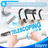 Spring Tension Rod 28 to 48 inches,Adjustable Heavy Duty Curtain Rod-Shower Curtain Rods for Bathroom,Windows,Door,White...