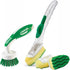 Libman Dish Wand & Curved Kitchen Brush Bundle - Dishwashing Cleaner Scrubber & Non Scratch Dishwand Scrub Sponge with Scouring Sponges Refills - ...