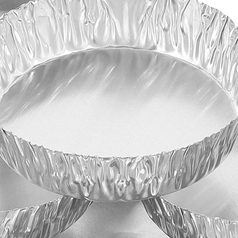 100Pcs Weigh Boats Lab Tray - 42ml Aluminum Round Dishes Weigh Container for Scale Mixing Liquid and Powder...