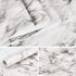 Mecpar Marble Wallpaper 17.7" x 118" Marble Contact Paper Peel and Stick Wallpaper Grey White Marble Wallpaper Self Adhesive Waterproof Wallpaper ...